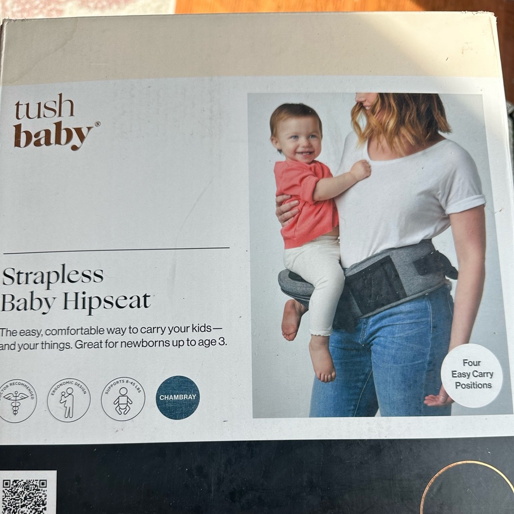 NIB Tush Baby Hip Carrier